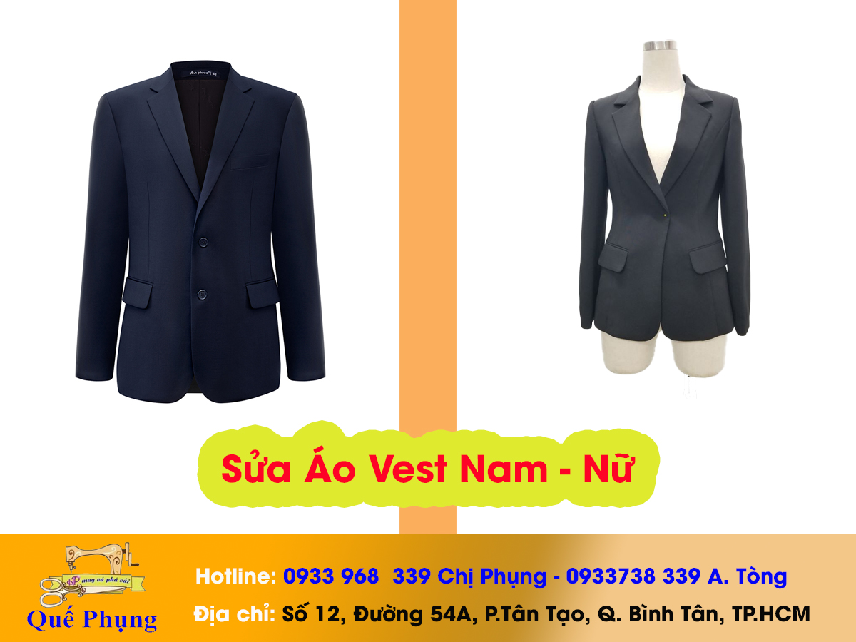 Quế Phụng nhận sửa áo vest nam nữ